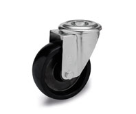 RE.F7-N-HT-Monolithic castor wheels with steel bracket